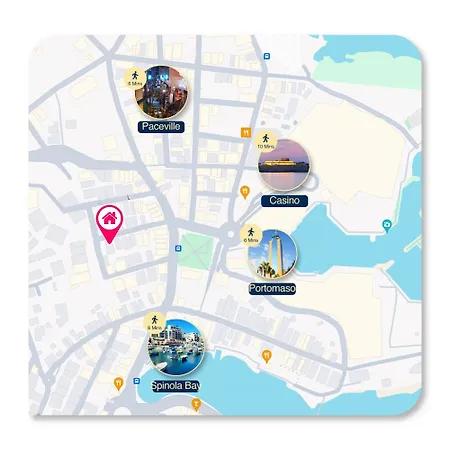 2 Bedroom In St Julians Prime Location In Paceville 3 By Vaganza * St. Julian's