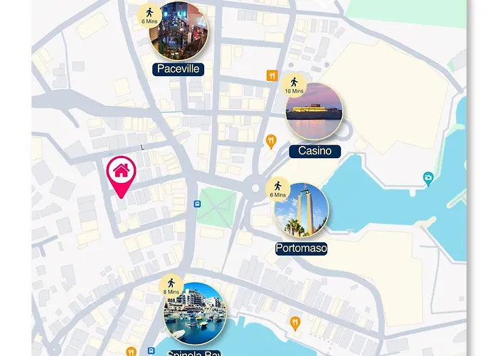 2 Bedroom In St Julians Prime Location In Paceville 3 By Vaganza * St. Julian's